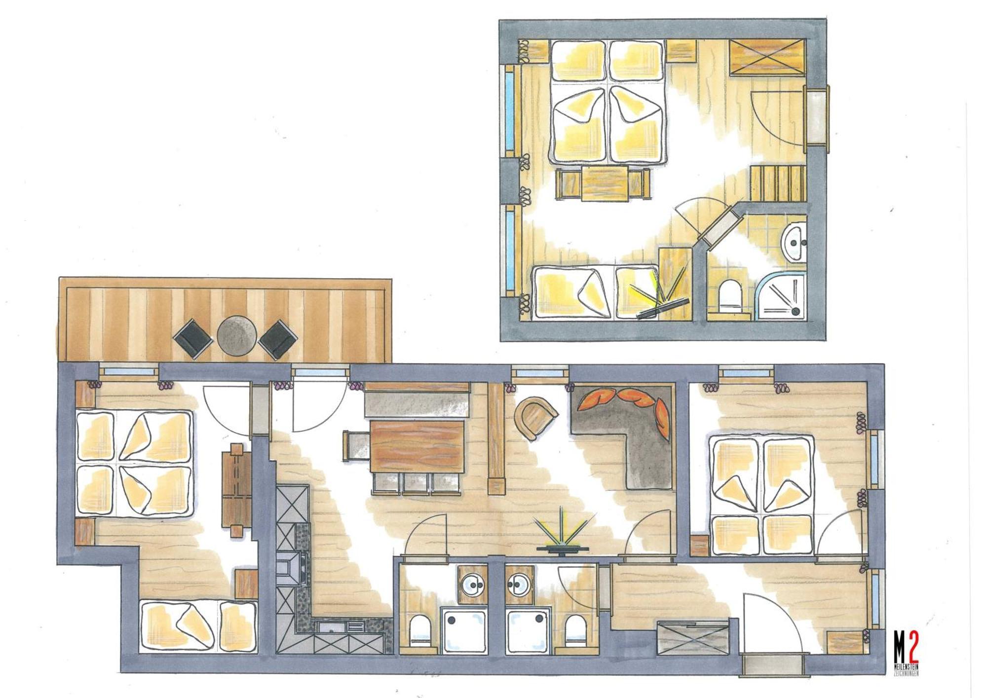 Grittlmuehle Chalet Ferienwohnungen 布利克森塔勒 外观 照片