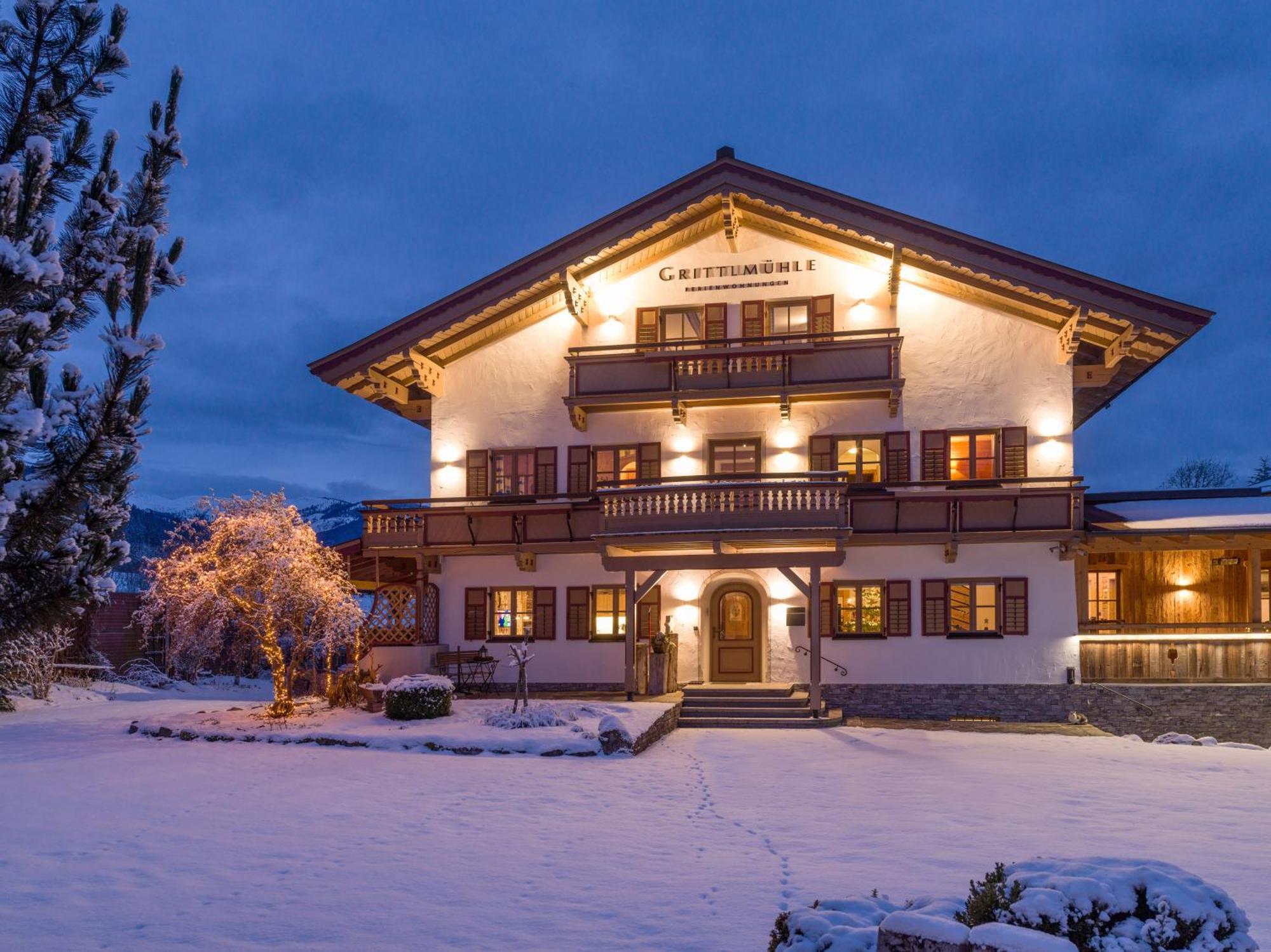 Grittlmuehle Chalet Ferienwohnungen 布利克森塔勒 外观 照片